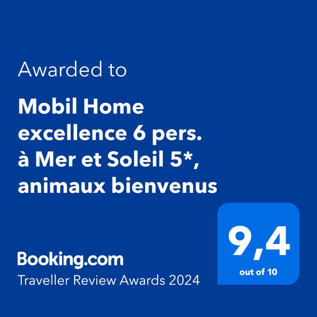 Mobil Home Excellence 6 Personnes Au Camping Mer Et Soleil, Saint George D'Oleron Les Sables Vignier Exterior foto